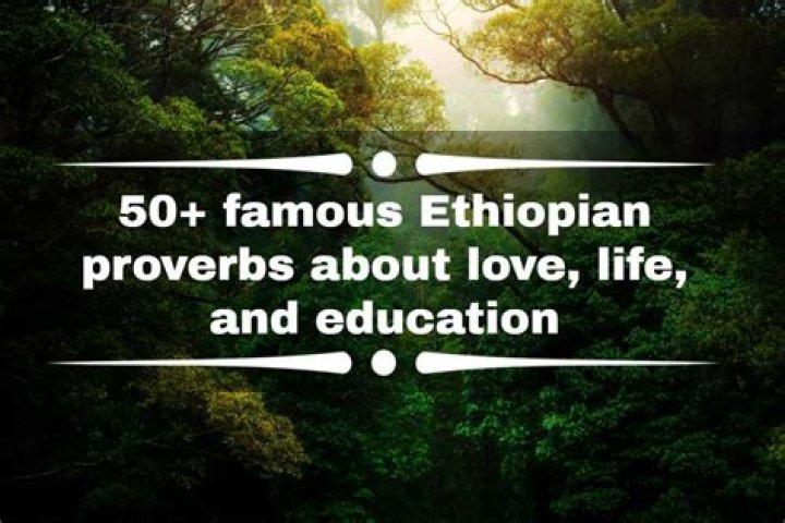 Ethiopian Wisdom: Proverbs That Capture A Culture's Soul
